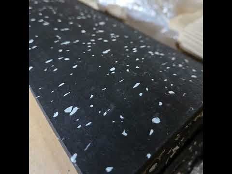 Corefit® Gummimatta 1x10 m / 8 mm EPDM - Svart/Ljusgrå