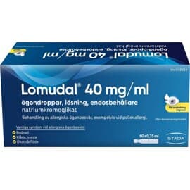 Lomudal ögondroppar 40 mg/ml (Läkemedel) 60 dos
