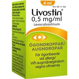 Livostin ögondroppar 0,5 mg/ml (Läkemedel) 4 ml