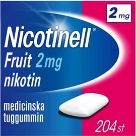 Nicotinell Tuggummi Frukt 2mg  (Läkemedel) 204 st