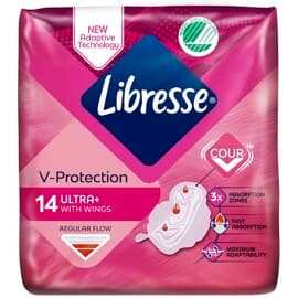 Libresse Ultra Thin Normal Wing 14 st