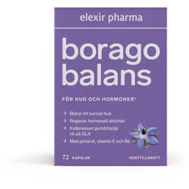 Elexir Pharma Elexir Borago 72 kapslar