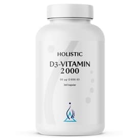 Holistic D3-vitamin 2000 360 kapslar