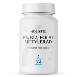 Holistic B6 B12 Folat metylerad 60 kapslar