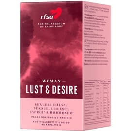 RFSU Lust & Desire Woman 90 kapslar