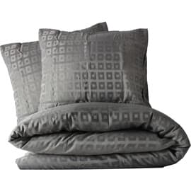 Aumi Collection Jacquard Påslakanset 230 x 220 cm Mörkgrå