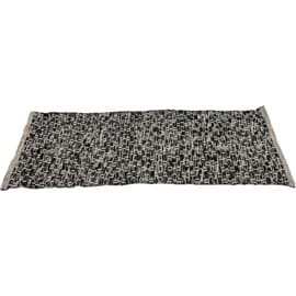Aumi Collection Matta - Basket Weave 52 x 130 cm. Svart/Vit
