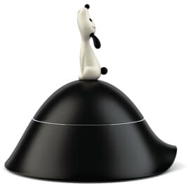 Alessi Lula Hundmatskål Svart