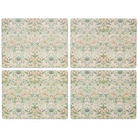 Spode Morris & Co Bordsunderlägg 4 st/paket Strawberry Thief