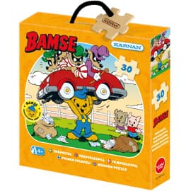 Egmont Kärnan Träpussel 30 bitar Bamse Skurkar