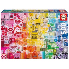 Educa Pussel 500 Bitar Colorful Collage