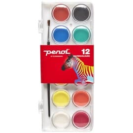 Penol Standard Akvarellfärg 12 Färger