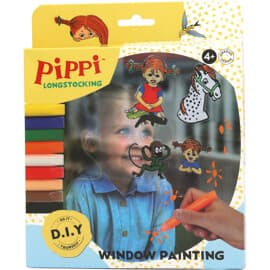 Pippi Långstrump Pippi Fönstermålning
