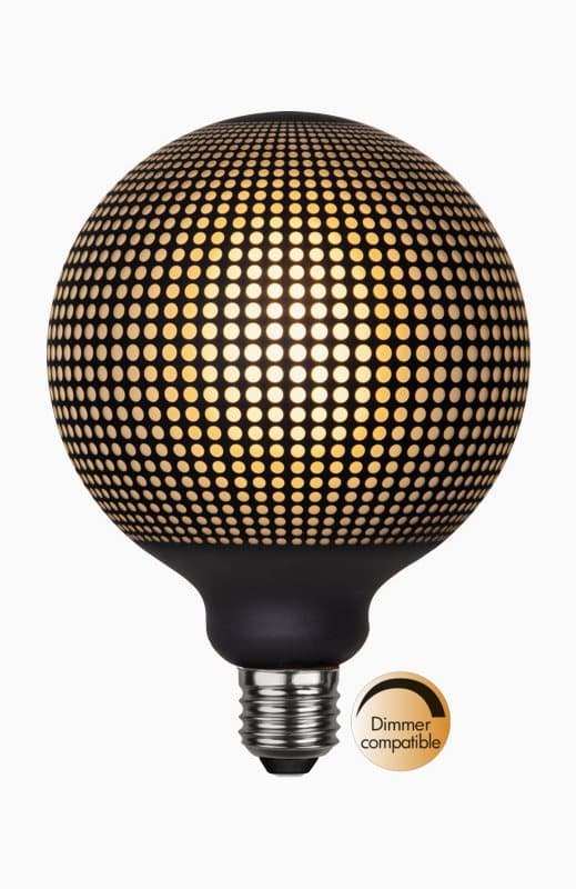 Star Trading LED-lampa E27 G125 Graphic