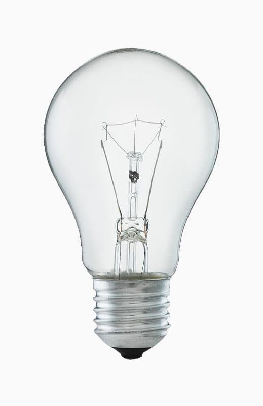 Lysman Glödlampa Normalformad Dimbar 75W E27 Klar
