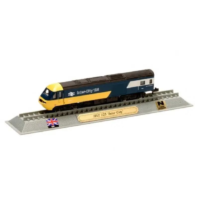 Loc005 Del Prado, Static Model of Hst 125 Inter City U.K. Locomotive, Scale N 1:160, Diecast Miniature Without Engine, Original Blister
