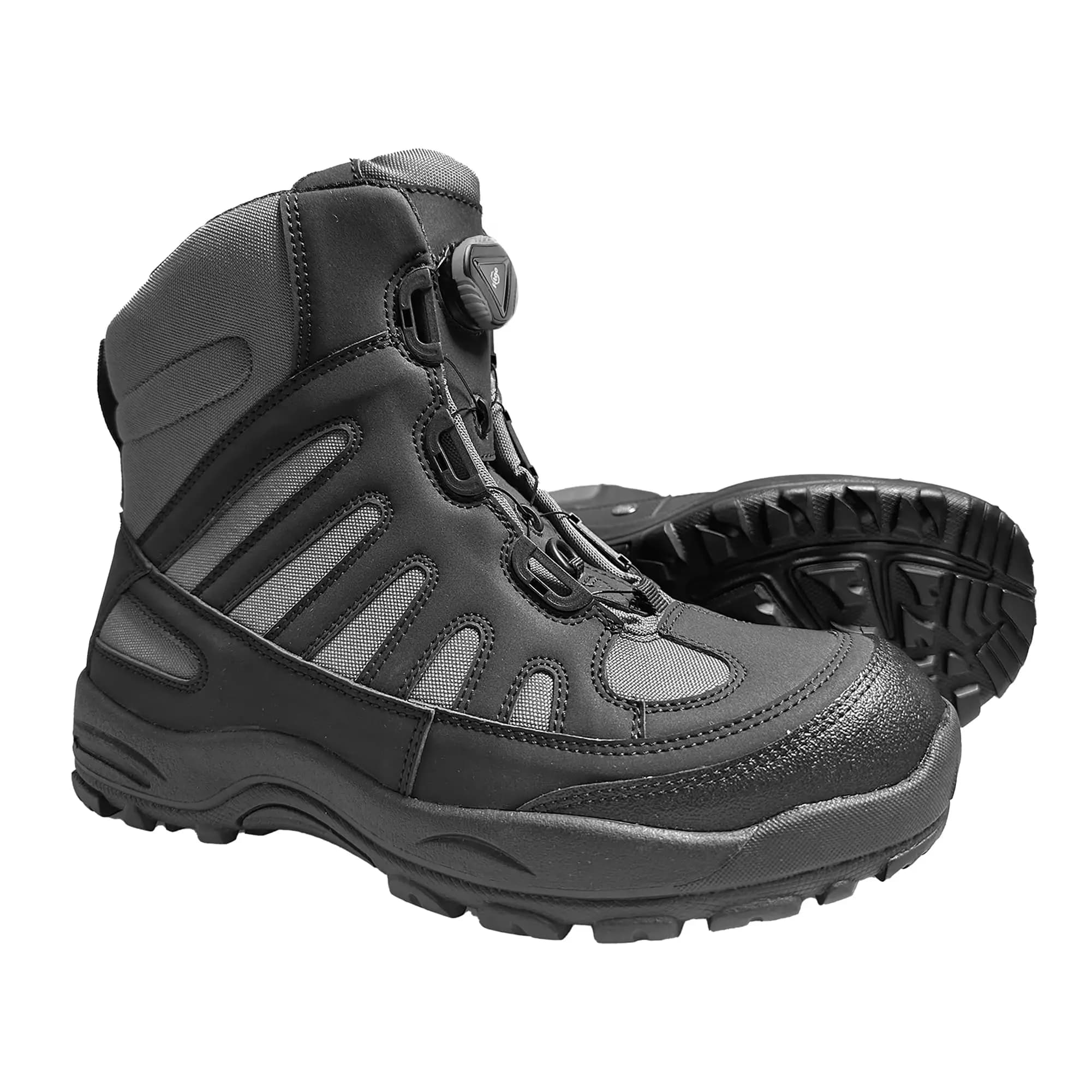 8 Fans Wading Boots for Men & Women Anti-Slip Rubber Sole with Rotating Buckle Lacing System for Fishing