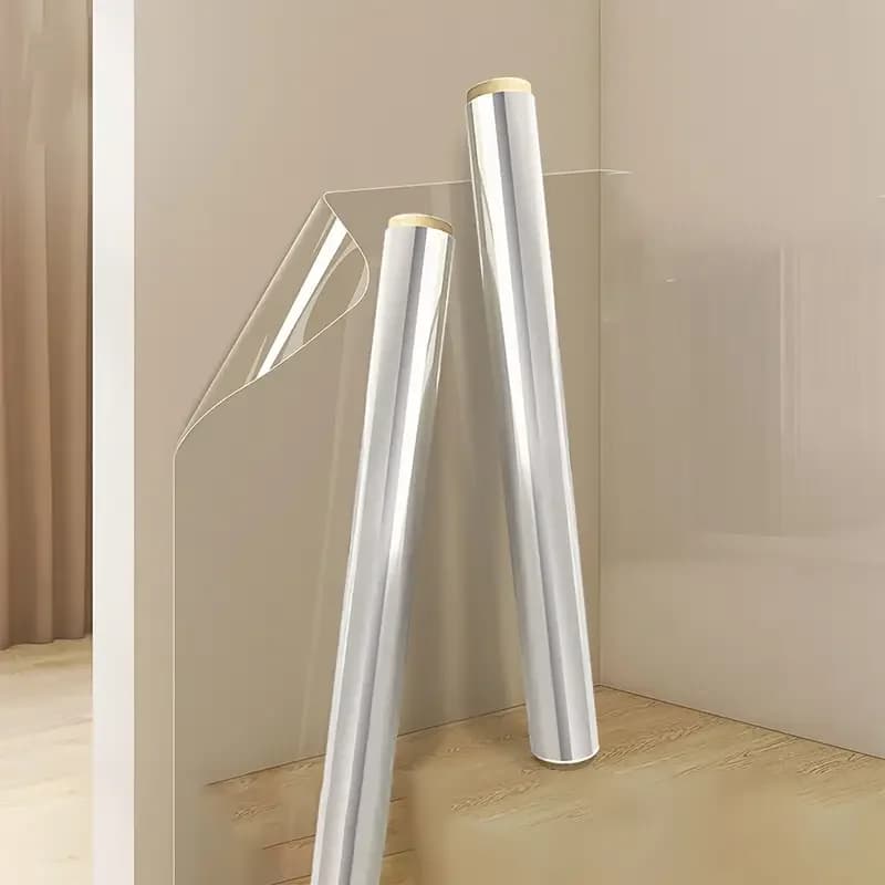 45cm Transparent Electrostatic Adsorption Protective Film for Kitchens Oil-Proof Wall Stickers Home Decor Wallpaper