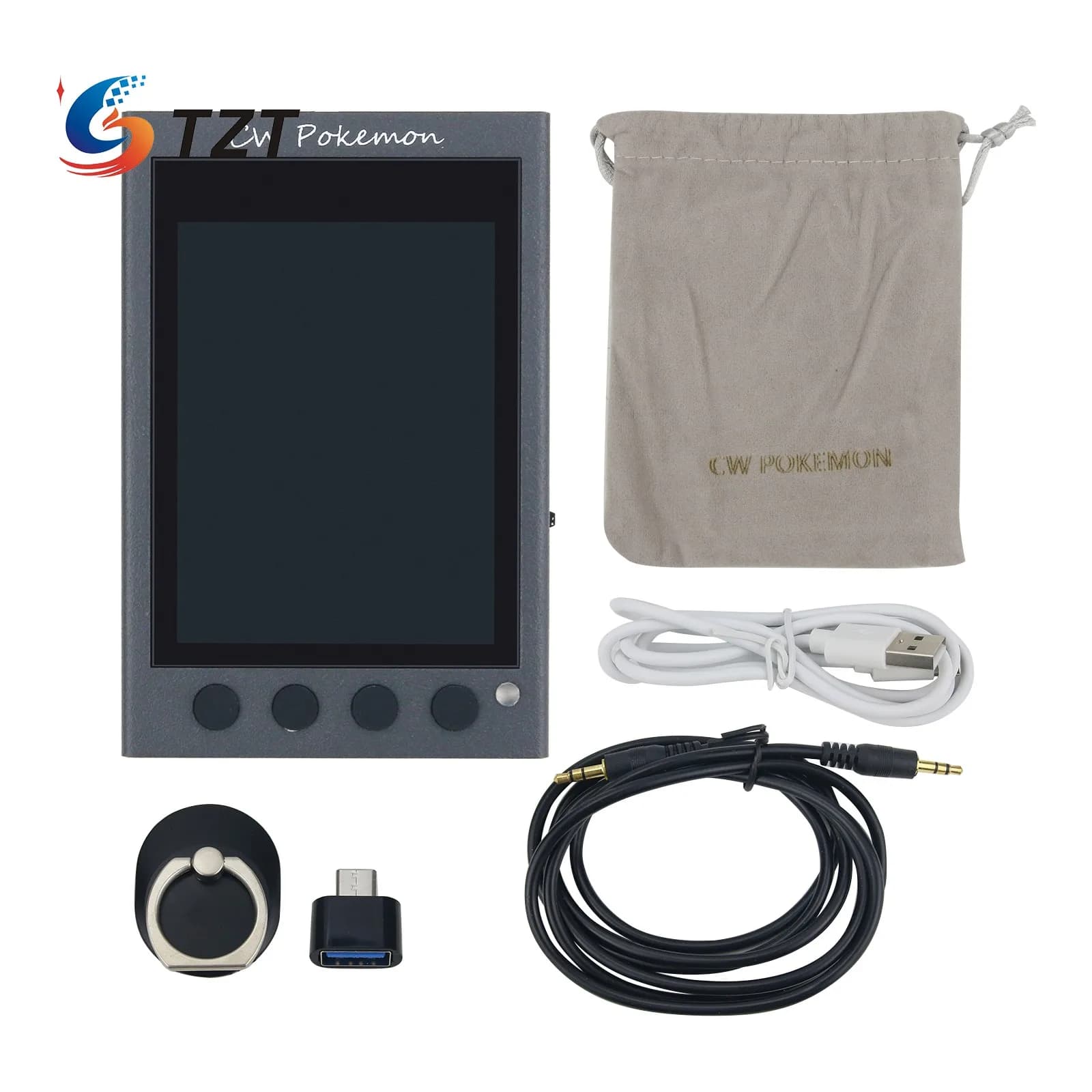TZT HAMCUBE PRO HAM CW Trainer Morse Code Trainer w/ 2.8" Screen Supports English And Chinese Decoding