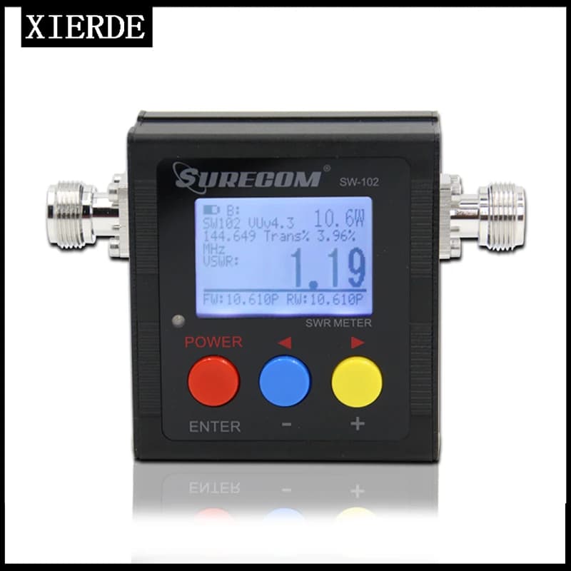 SURECOM  SW-102 N type 125-525Mhz VHF / UHF Antenna Power and SWR  Digital VHF / UHF SWR and Power Watt Accessories