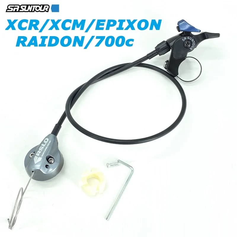 Original SR SUNTOUR XCM XCR EPIXON Remote Lockout Cover Assembly Lock out Lever 22.2mm Cable Control Damping Rod Lockout Switch
