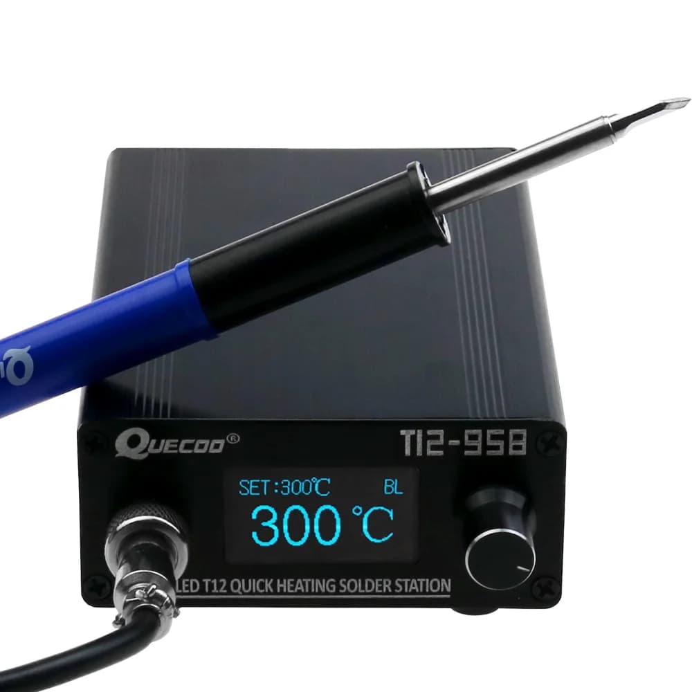STM32 T12-958 Soldering Station Electronic Soldering iron 1.3inch Digital station solder P9 handle iron tip welding tool