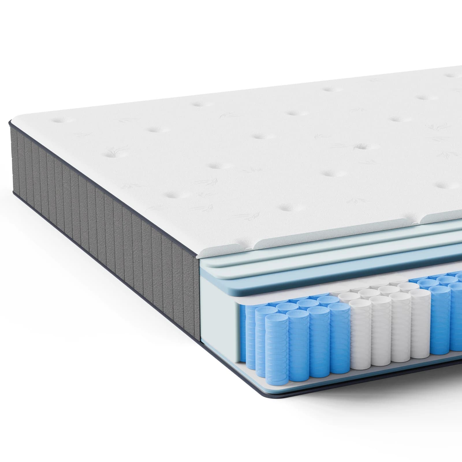 Pocket spring core mattress 160x200 cm 25 cm high orthopedic H3 spring mattress spring core mattress rolled mat