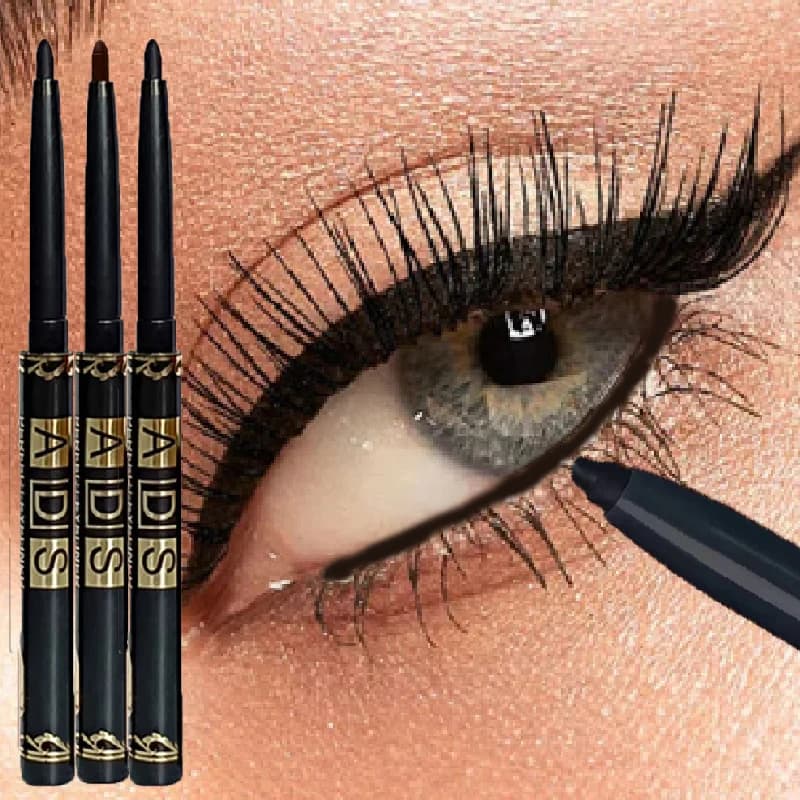 3Pcs Quick-dry Eyeliner Pencil Lasting Smooth Matte Eye Liner Waterproof Anti Smudge Liquid Eyeliner Pen Eyes Makeup Cosmetics