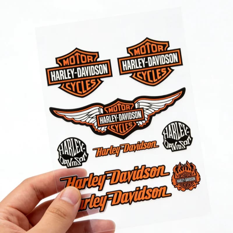 For Harley Davidson Electra Glide Ultra Classic Motorcycle stickers Motorcycle helmet Body 3D Decals decoration Stickers