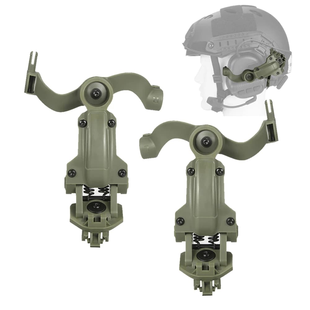 Shooting Headset Bracket Rail Mount Kit ARC Helmet Rail Adapter for OPS Core ARC and Team Wendy Rails Headphone Brackets
