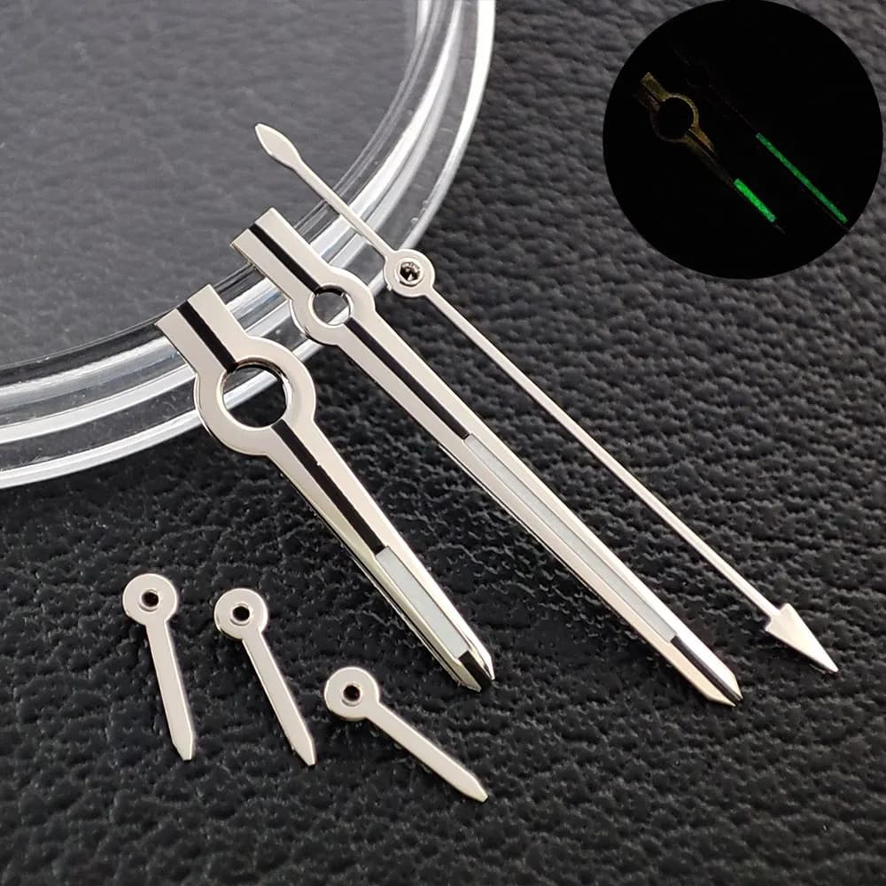 VK63 hands Daytona Watch Hands 8.5*13*13.5mm  Luminous Rainbow Hands For VK63 Movement Replacement Parts Watch Accessorie