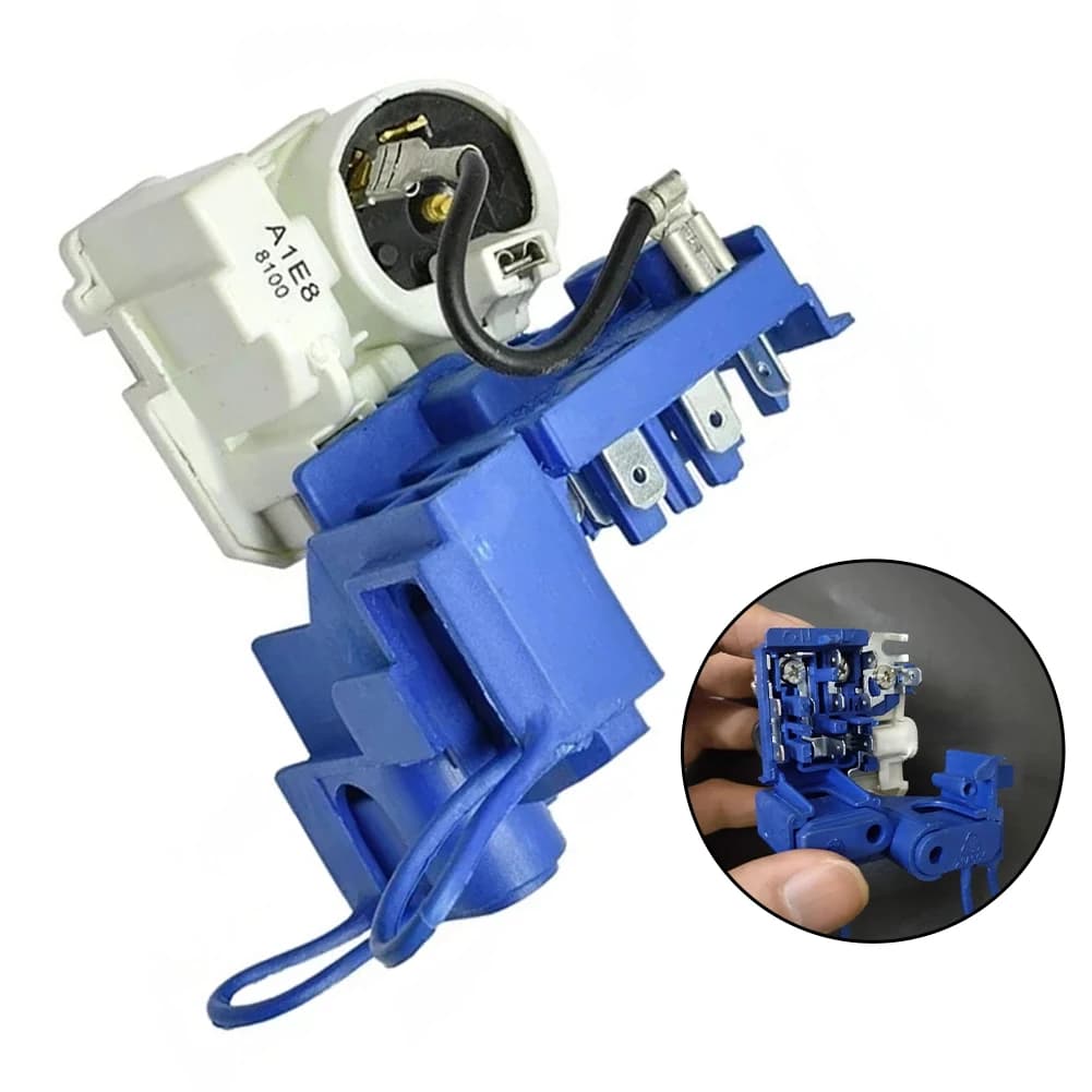 8100ZEM Refrigerator Compressor Combined Starter with PTC Starter and Protector for Home Refrigeration Systems