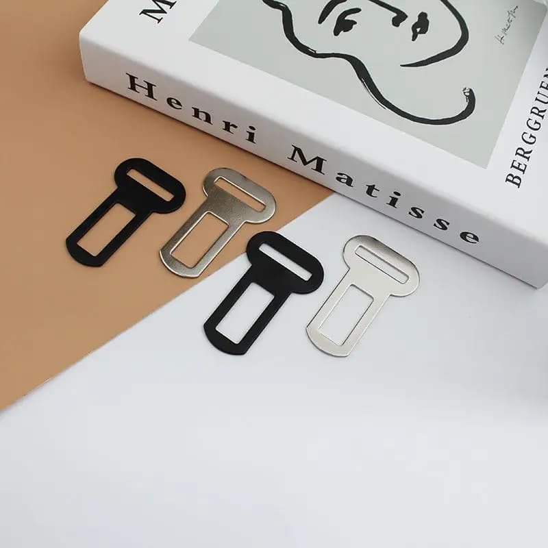 5Pcs Heavy-Duty Pet Seat Belt Adapter Metal Seat Belt Clip and Buckle Lock for Vehicle Pet Leash Securement
