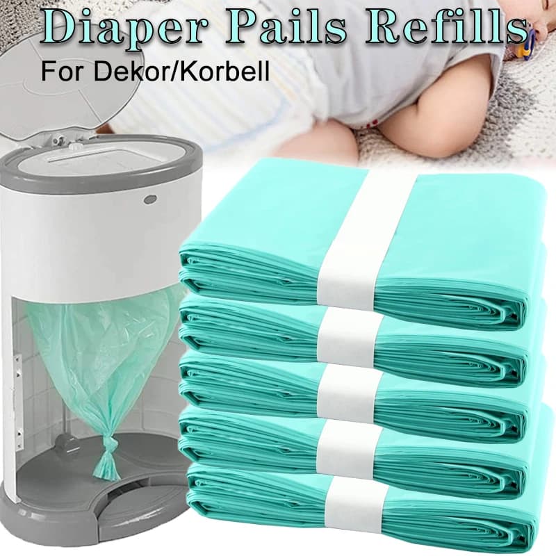 10M Bady Diaper Refill Bags For KORBEL And Dekor Classic Diaper Pails And 16L Trash Bucket Replacement Liners Garbage Bags