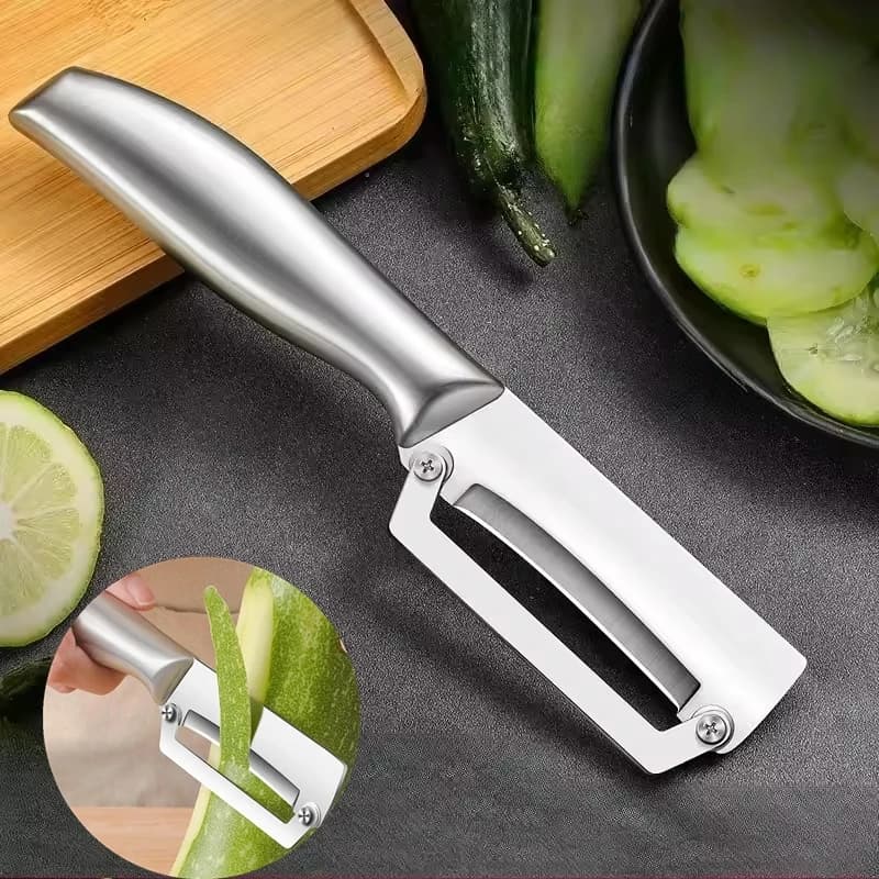 Stainless Steel Vegetable Peeler Kitchen Melon Planer Double-Head Peeler Household Multiple-Function Fruit And Vegetable Peeler