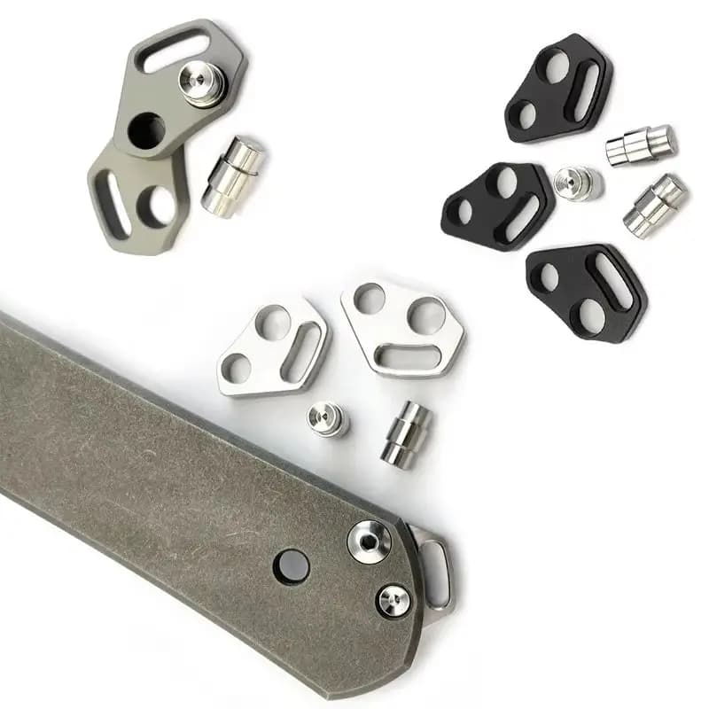 Titanium Knife Hanging Rope Parts With Screw For CR Chris Reeve Large Sebenza 21 31 Knives