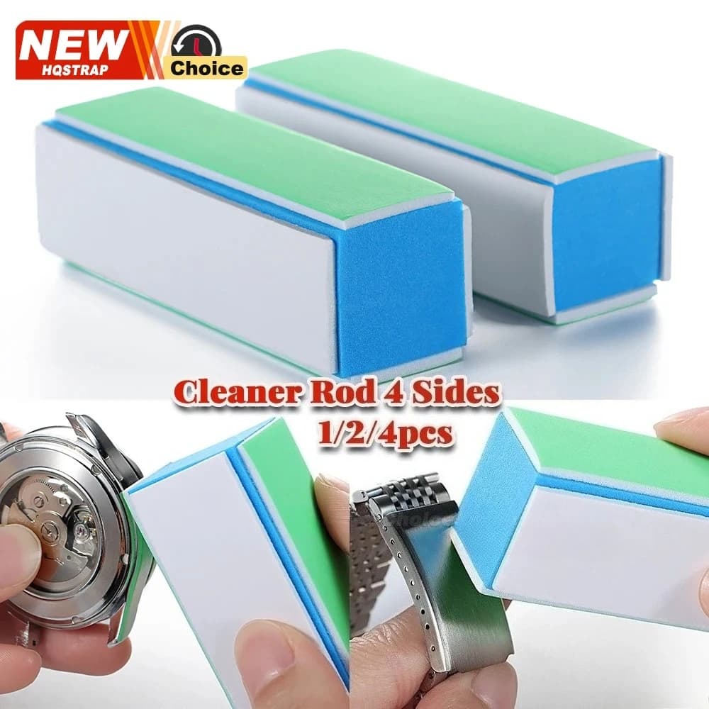 Polishing Files Watch Cleaner Rod 4 Sides 1000/4000 Mesh Wrist Watch Parts Clean Polish Tool Rod for Watchmaker 1/2/4pcs
