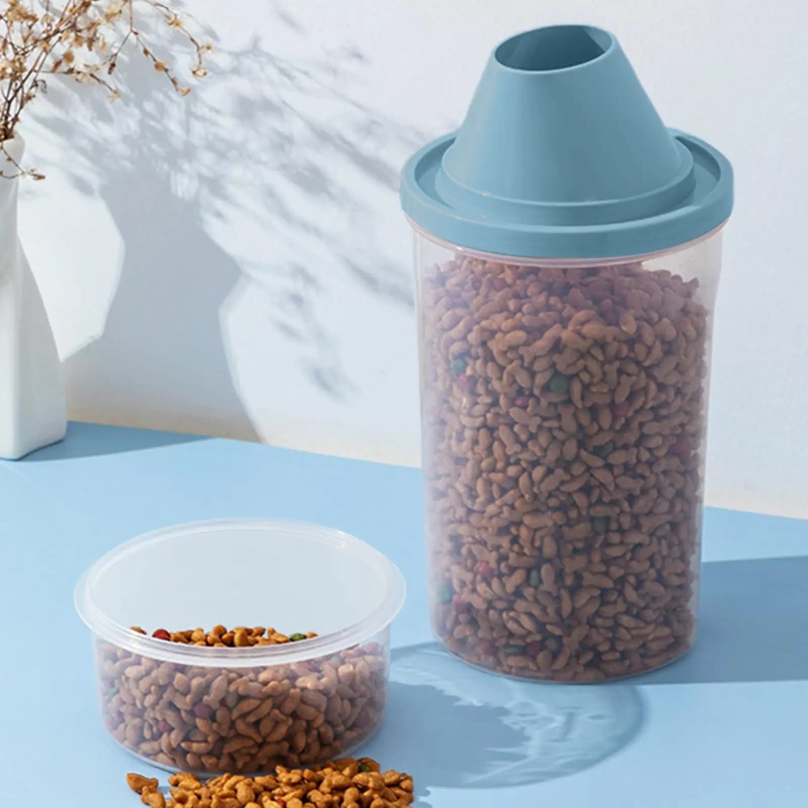 Airtight Food Storage 1000ml Airtight Cat Food Container irtight Container for Pets and Puppies Pet Food Storage Container
