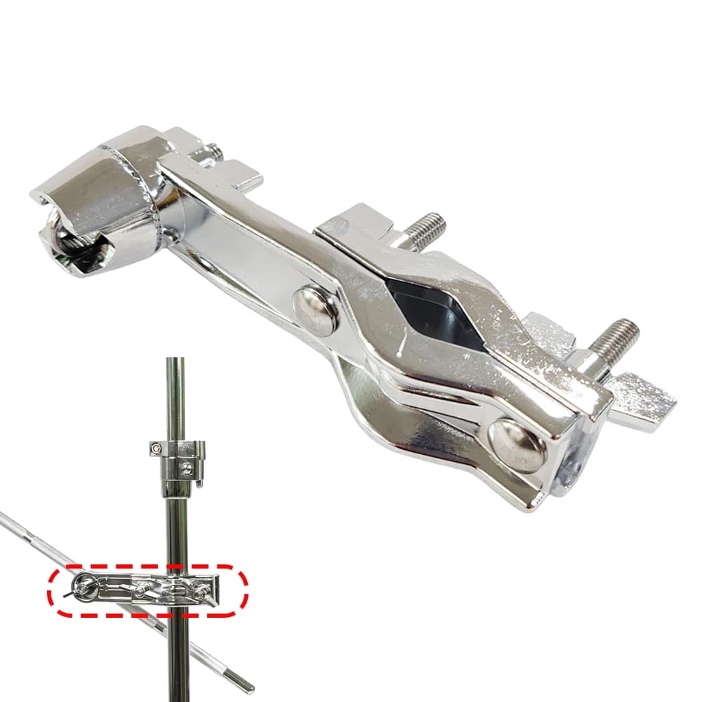 Metal Drum Cymbal Stand Mount Clamp,360 Degree Rotation Cymbal Extension Clamp Boom Arm Mount For Cymbal Stand