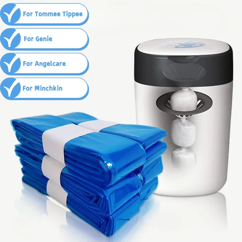 Diaper Pail Refill Bags for Sangenic Tommee Tippee for Genie for Angelcare for Munchkin
