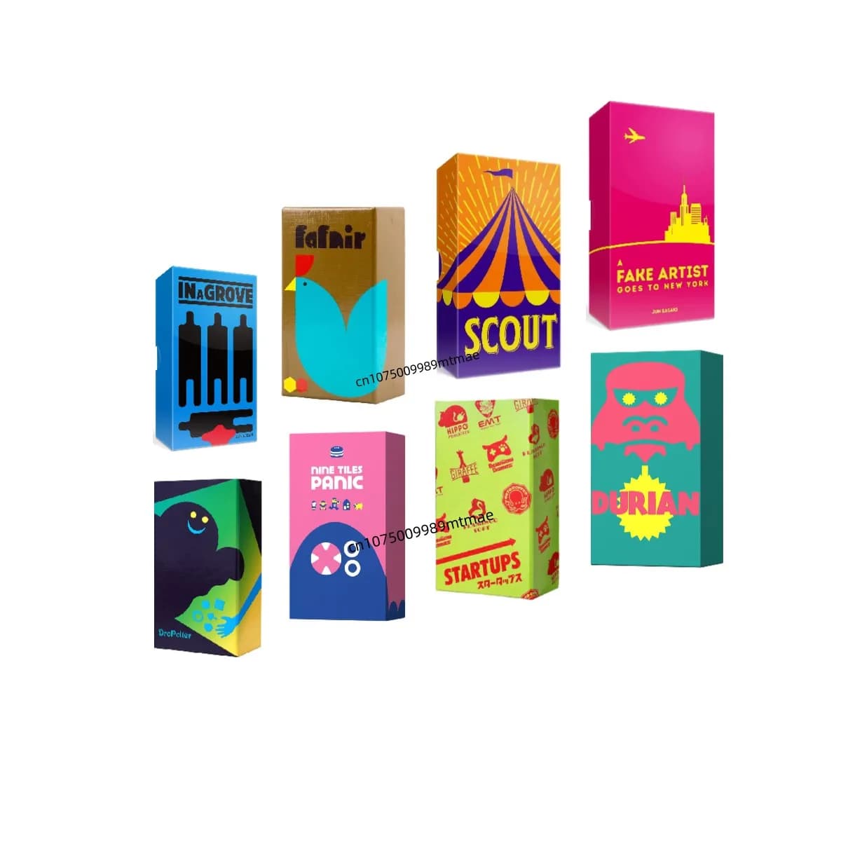 Fafnir Strategy Game |A Fake Artist|Nine Tiles Panic | Startups Strategy|Maskmen|Town 77| Fun Scout Card Game • Best Family Game