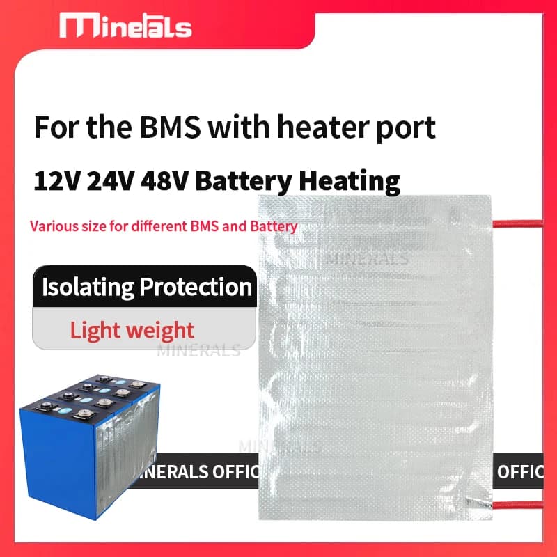 Battery Heating Pad 4S 8S 16S Battery Heater 24V 48V 12V BMS Heater Isolating Protection 280x170mm 280x200mm 200x210mm 200x170mm
