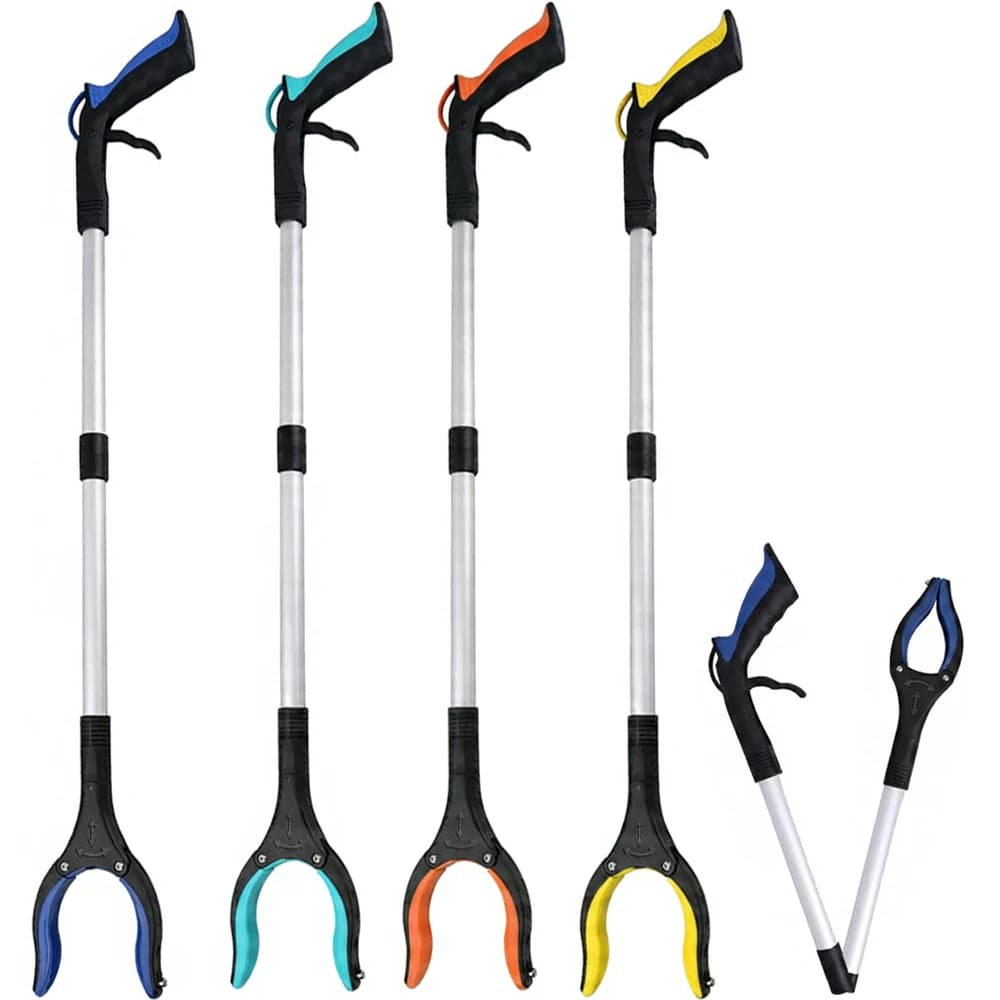 Grabber Reacher Tool - Foldable Gripper and Reaching Tool - Heavy Duty Pick Up Stick Grabbers for Seniors, Trash, Surgery Recove