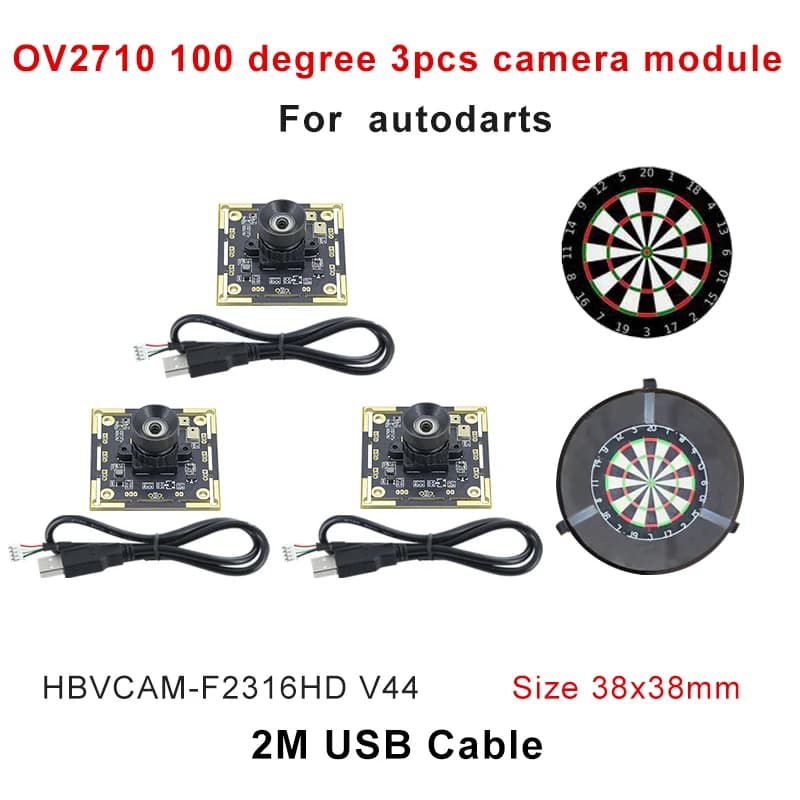 HBVCAM OV2710 100 Degree Camera Module for Autodarts Scoring System