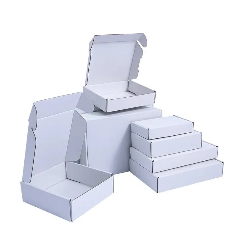 10/30 PCS Extra hard white/brown multi-size brown carton packaging wedding party small gift chocolate candy event gift box