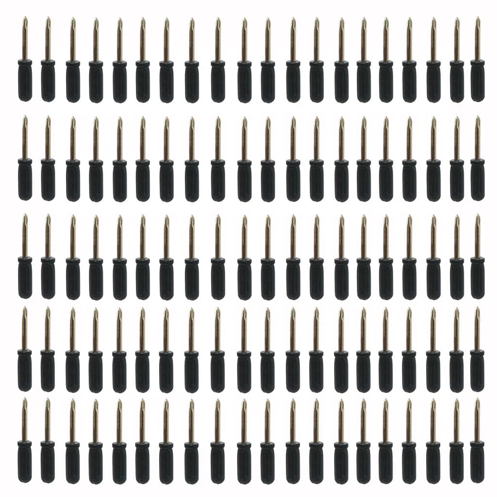 100PCS Tiny Phillips Screwdriver Toy 3CM Long Mini Screwdriver Tool  2mm  Repair Voltage Regulator  Special Accessories