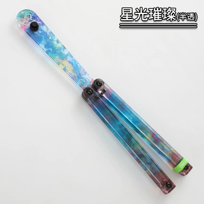 Practice Balisong Training Folding Flail Knife‌ ABS Handle Outdoor Trainer Tanto Pocket No Sharp EDC Tools