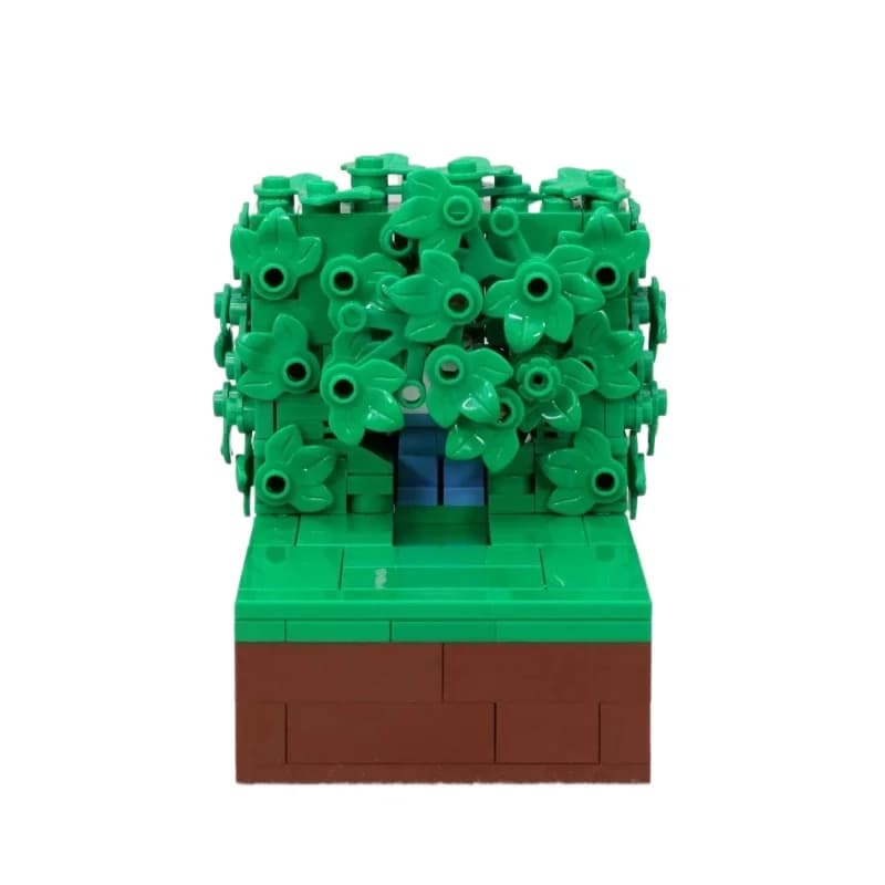 MOC Building Block Homer Backing Into the Bushes Technology Bricks Birthday Christmas Holiday DIY Gifts Adults Toys