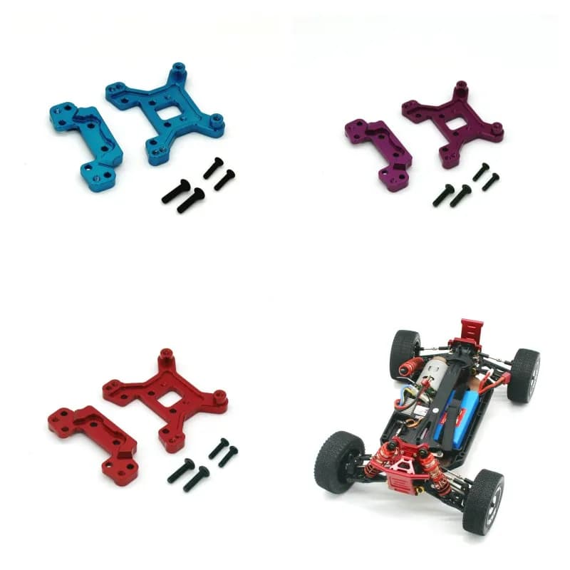 WLtoys 124016 124018 1/12 RC 4WD Metal Upgrade Parts for Remote Control Car Rear and Rear Shock Racks