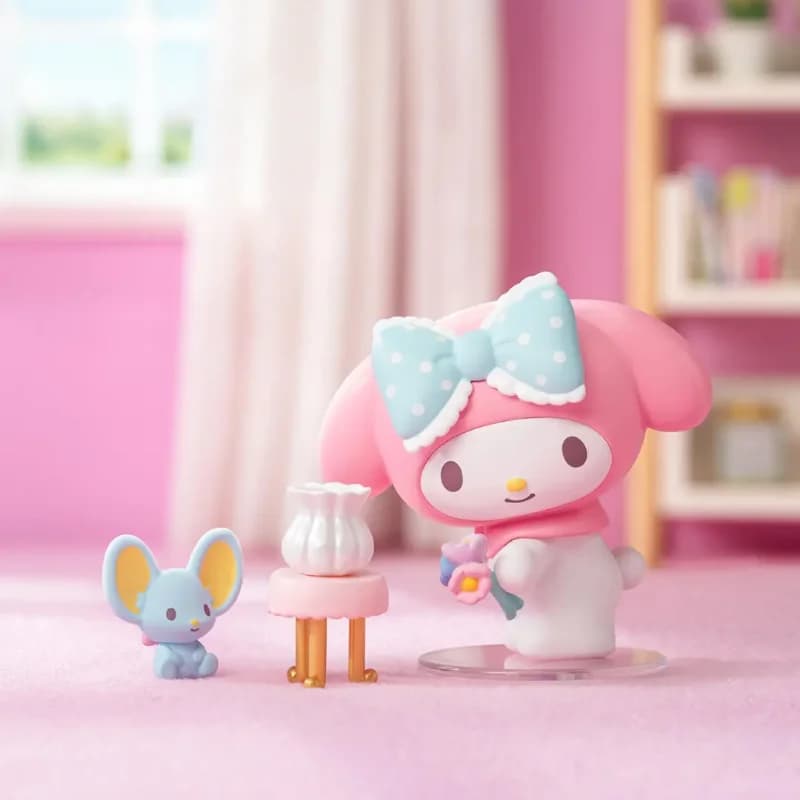 Original Sanrio Characters Cozy Time Series Blind Box Kawaii Anime Figure Model Mystery Box Collectible Ornaments Girl Xmas Gift